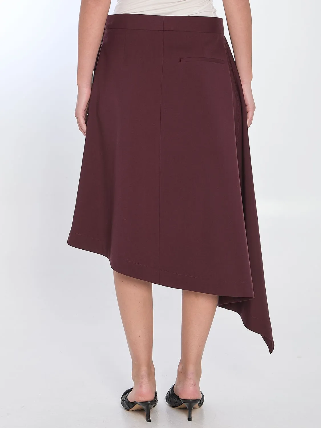 TAILORED WOOL MIDI SKIRT sold by Lord & Taylor product image thumbnail 4