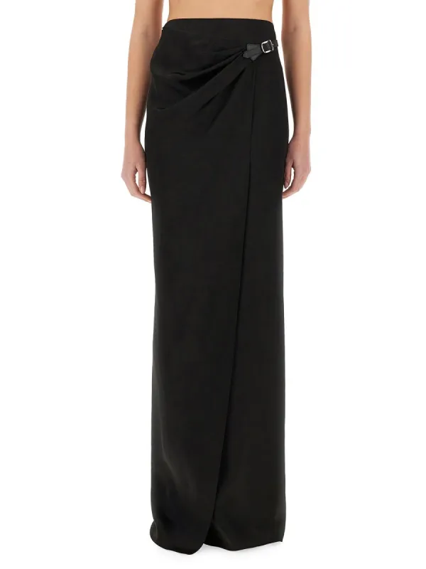 MAXI WRAP SKIRT WITH BELT sold by Lord & Taylor