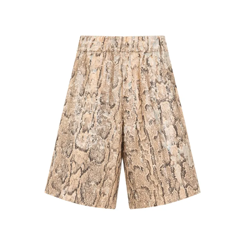 POMY BIS BERMUDA SHORTS made by Dries Van Noten
