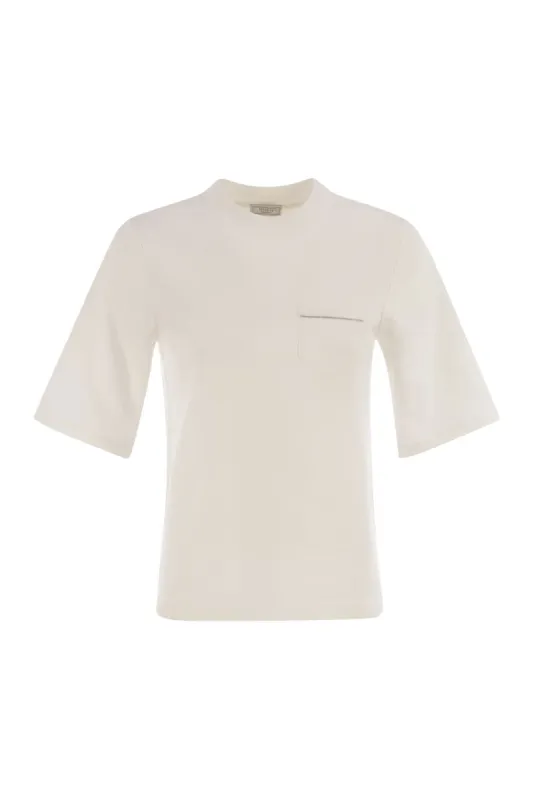 COTTON BLEND JERSEY T-SHIRT sold by Lord & Taylor