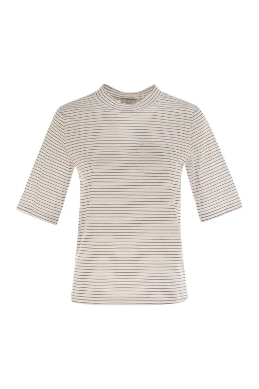 STRIPED COTTON JERSEY T-SHIRT sold by Lord & Taylor