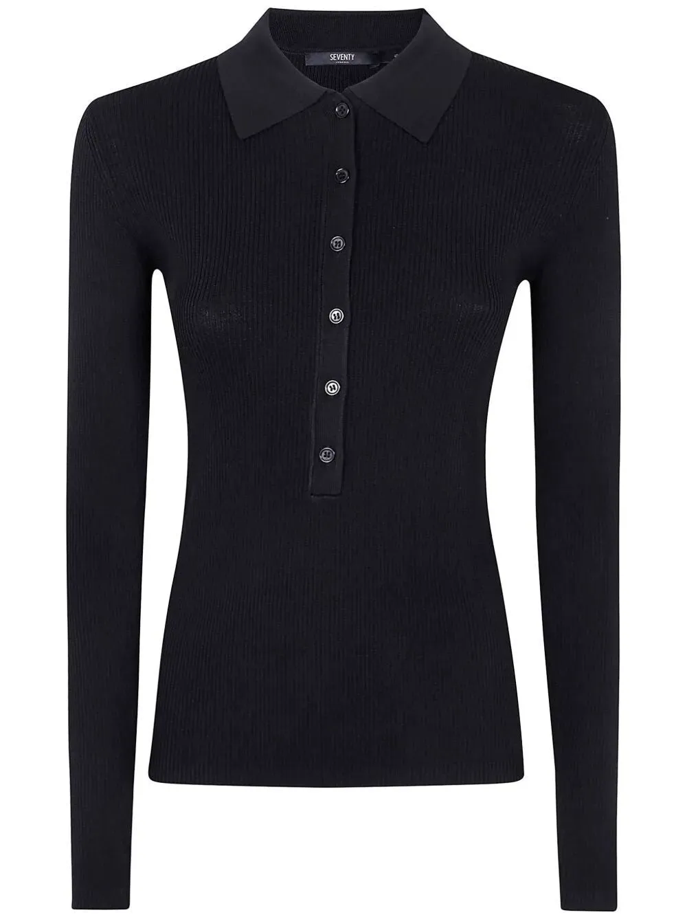 RIBBED KNIT POLO SHIRT sold by Lord & Taylor product image thumbnail 4