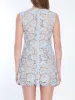 BLUE FINE LACE MINI DRESS sold by Lord & Taylor