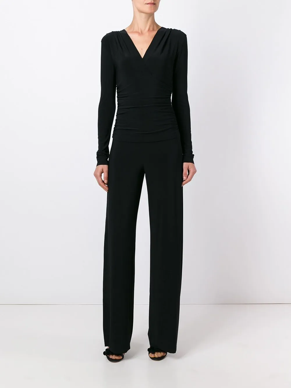 V-NECK JERSEY JUMPSUIT sold by Lord & Taylor product image thumbnail 2