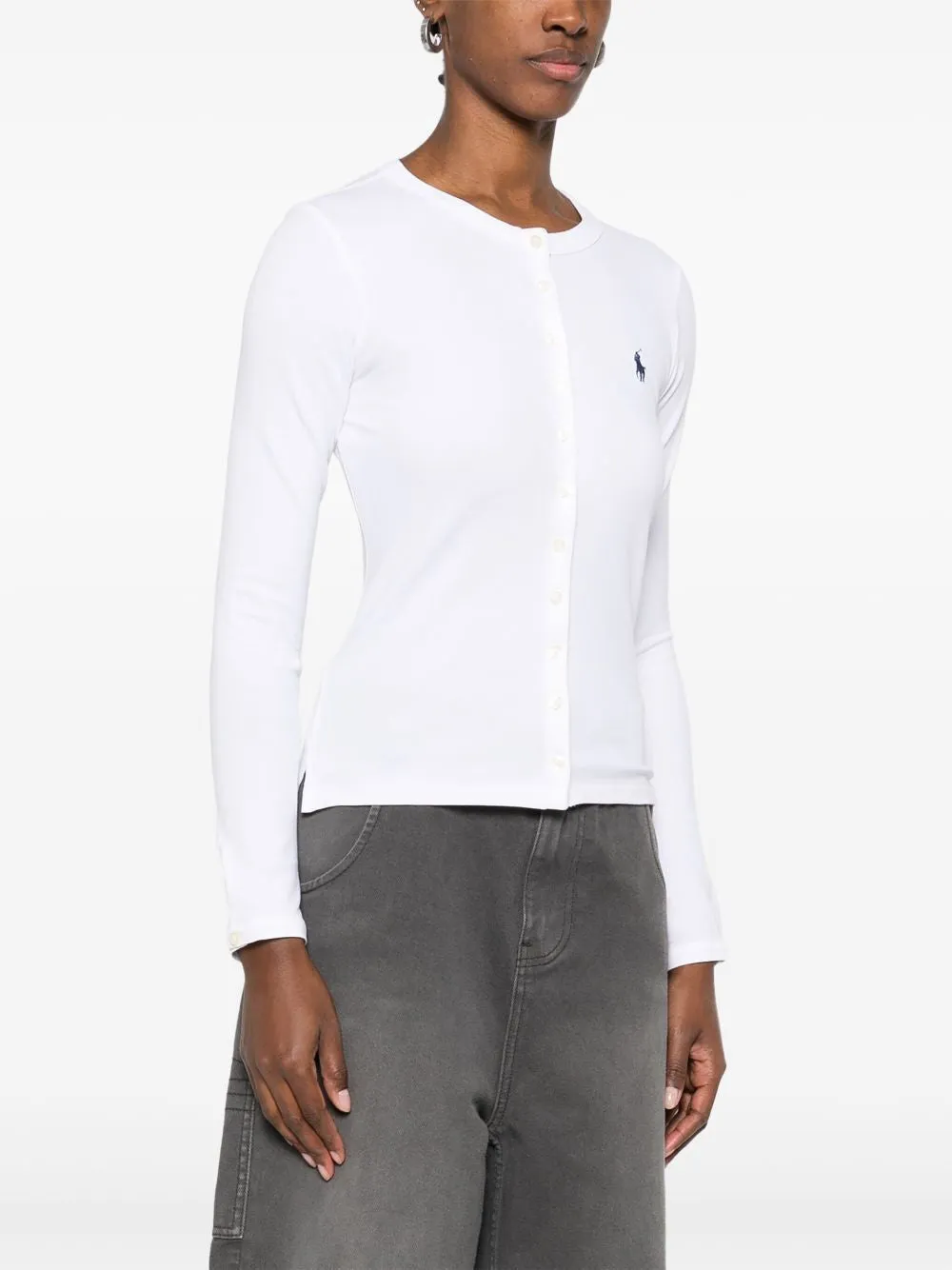 CREWNECK MSH BT LONG SLEEVE CARDIGAN sold by Lord & Taylor product image thumbnail 3