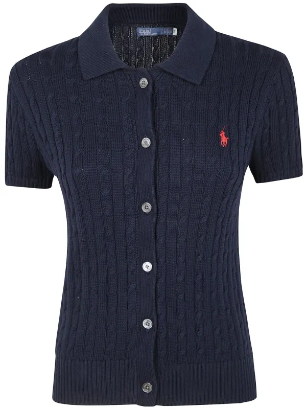 SS CLLR CARDIGAN SHORT SLEEVE sold by Lord & Taylor