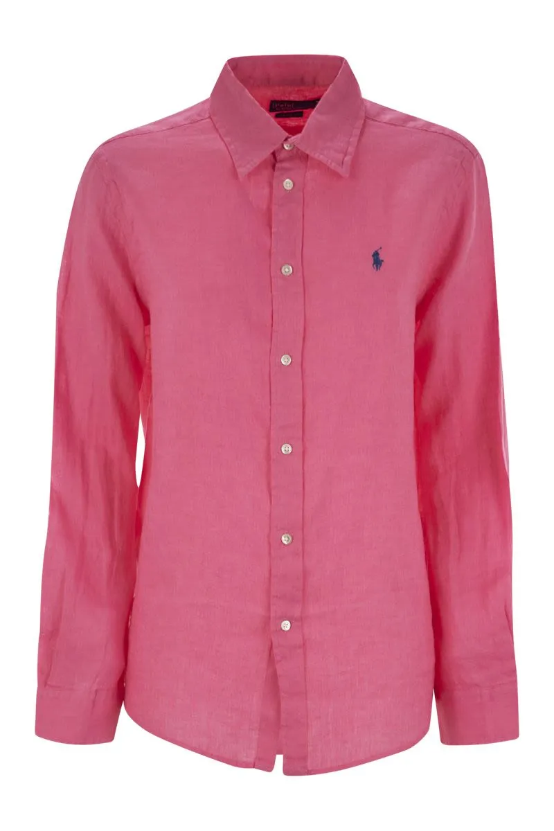 CLASSIC LONG SLEEVE BUTTON FRONT SHIRT sold by Lord & Taylor