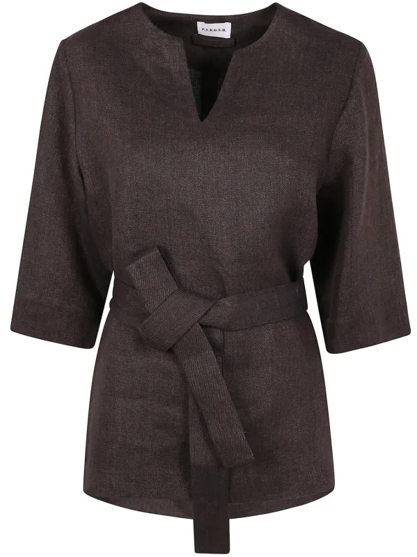 BELTED BLOUSE sold by Lord & Taylor