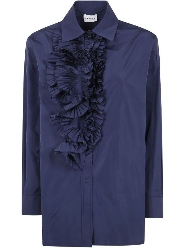 RUFFLE DETAIL SHIRT sold by Lord & Taylor