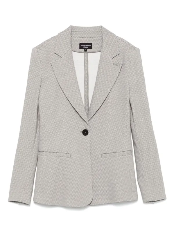 STYLISH SINGLE-BREASTED COTTON BLAZER sold by Lord & Taylor