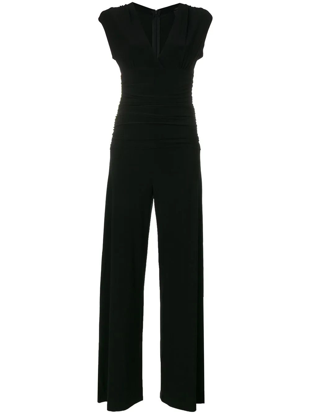 V-NECKED JERSEY JUMPSUIT sold by Lord & Taylor