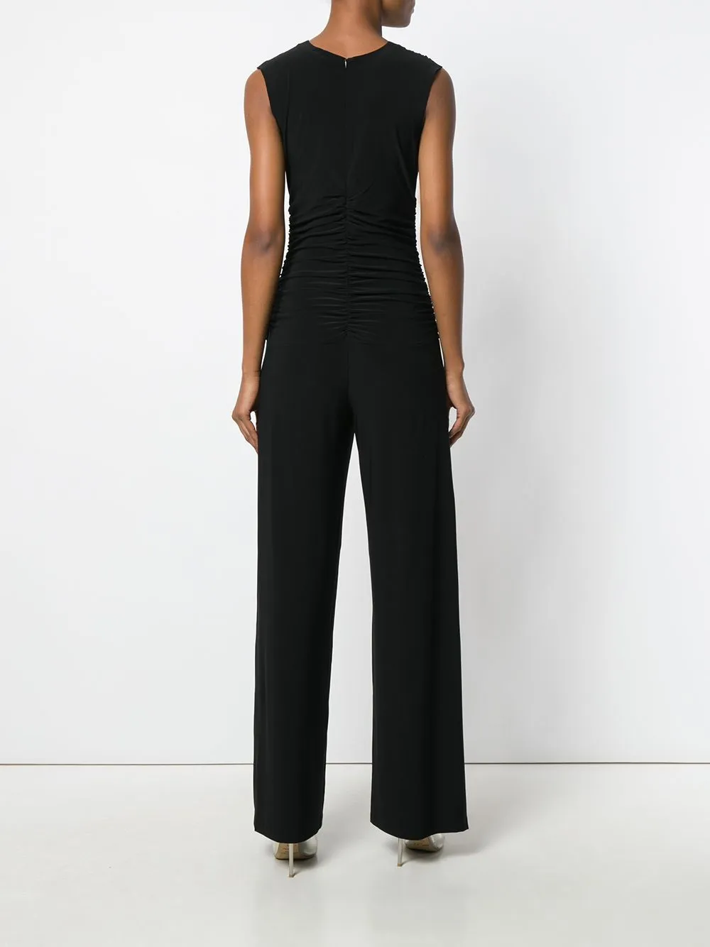 V-NECKED JERSEY JUMPSUIT sold by Lord & Taylor product image thumbnail 4