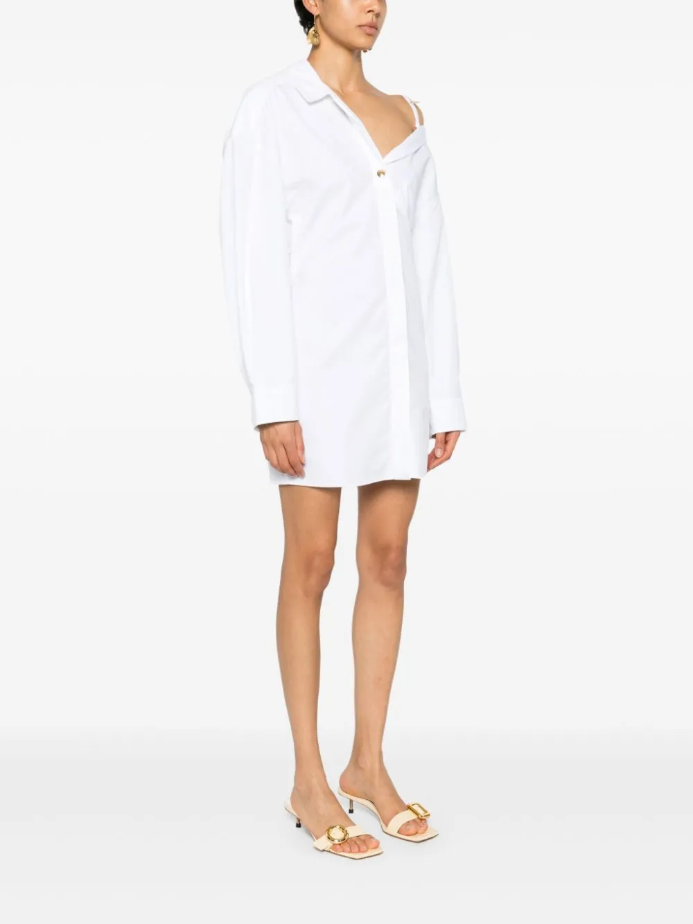 COTTON MINI SHIRT DRESS sold by Lord & Taylor product image thumbnail 3