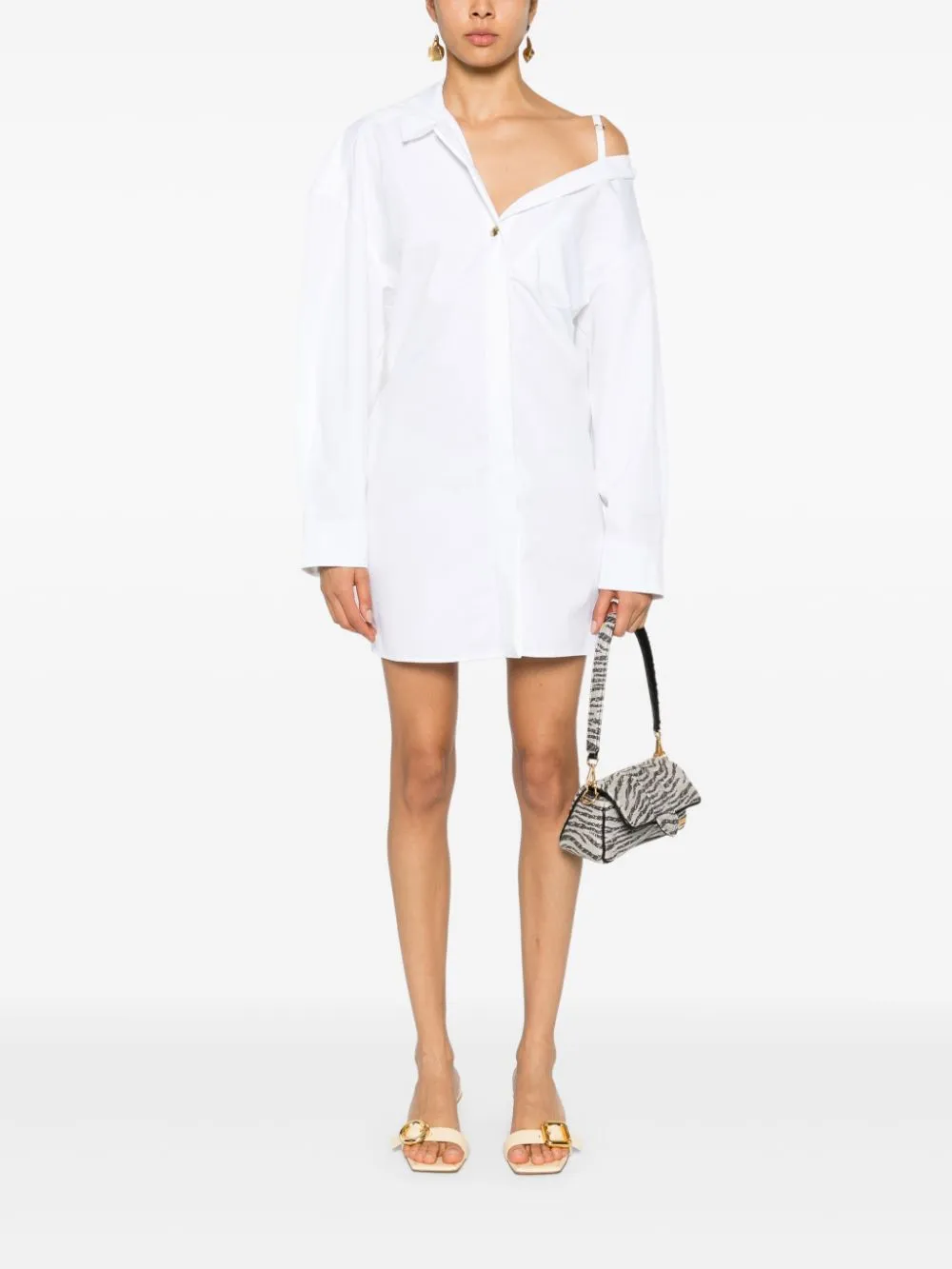COTTON MINI SHIRT DRESS sold by Lord & Taylor product image thumbnail 4
