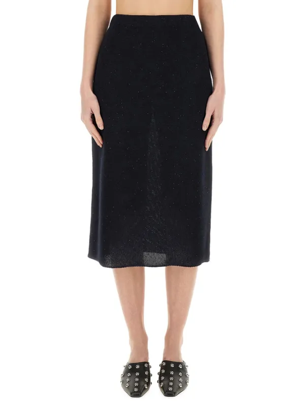 COTTON AND LINEN SKIRT sold by Lord & Taylor