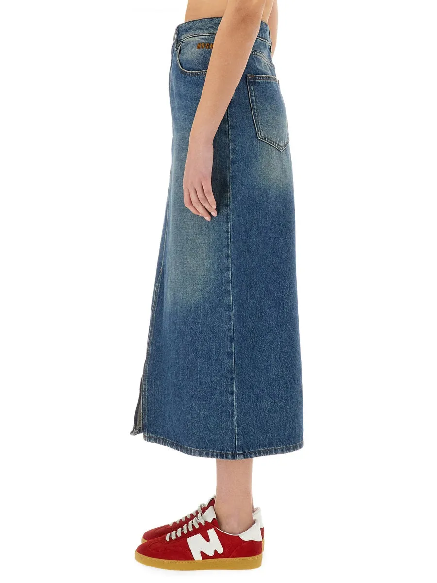 LONG DENIM SKIRT sold by Lord & Taylor product image thumbnail 4