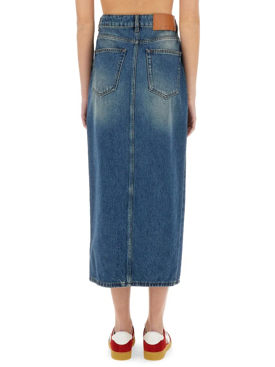 LONG DENIM SKIRT sold by Lord & Taylor product image thumbnail 3