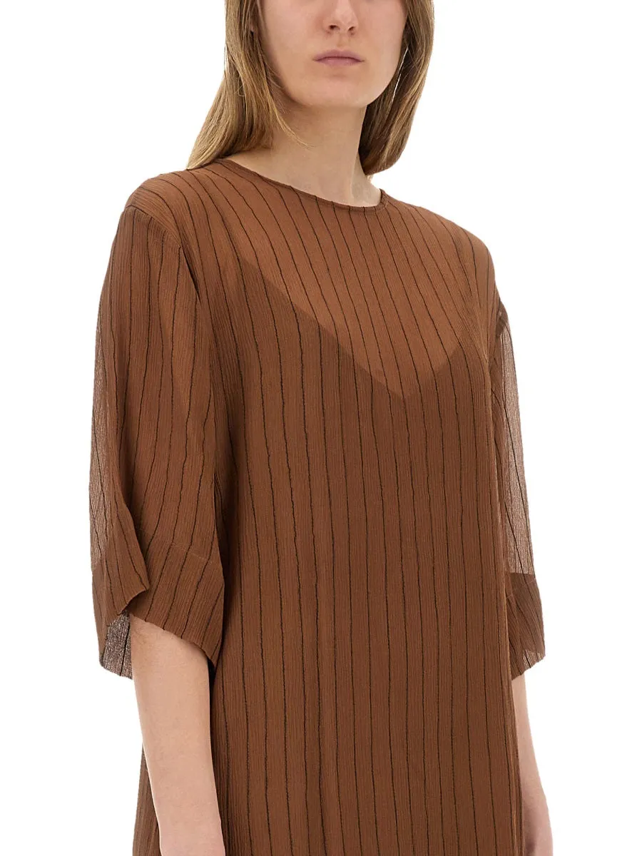 SILK MIDI DRESS sold by Lord & Taylor product image thumbnail 4