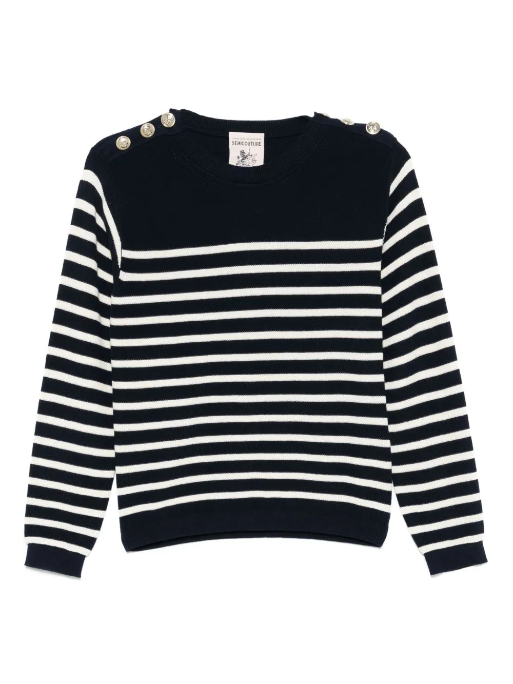 STRIPED COTTON SWEATER ELEGANCE sold by Lord & Taylor