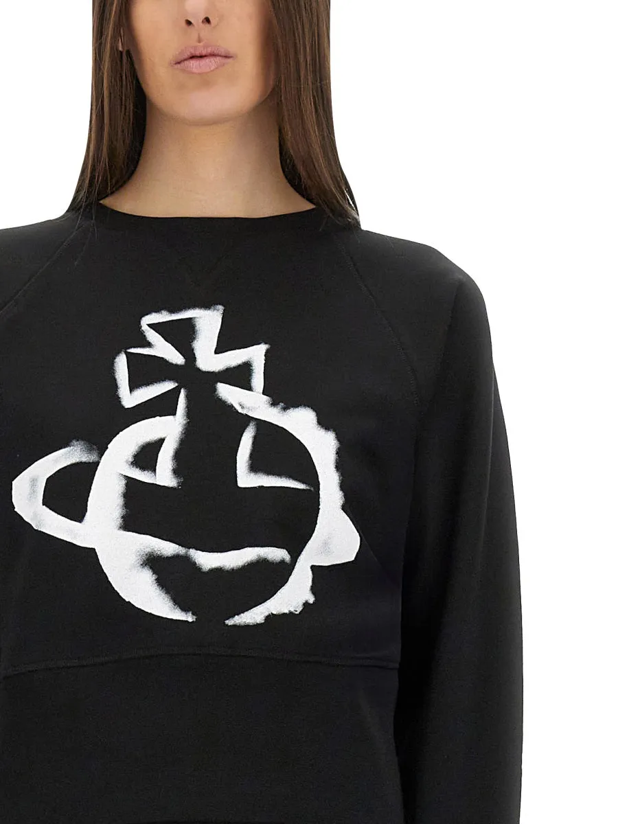 CROPPED SWEATSHIRT STENCIL ORB sold by Lord & Taylor product image thumbnail 4