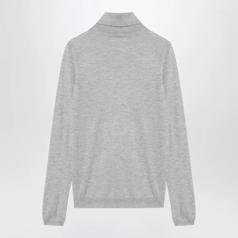 LIGHT GREY TURTLENECK IN CASHMERE BLEND sold by Lord & Taylor product image thumbnail 2