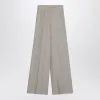 WIDE BEIGE TROUSERS IN LINEN CANVAS sold by Lord & Taylor