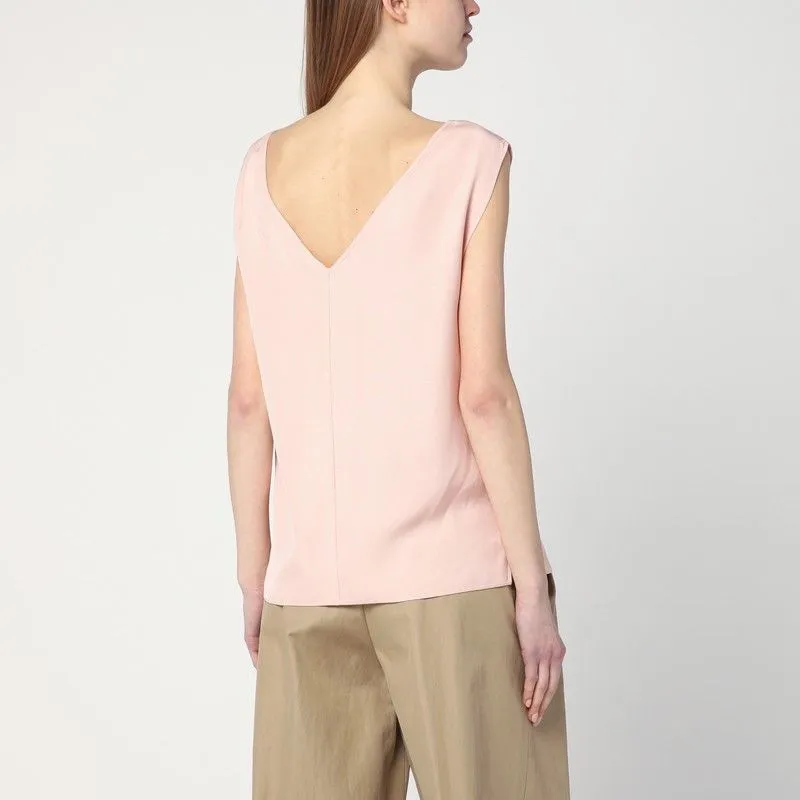 LIGHT PINK BLOUSE IN LINEN BLEND sold by Lord & Taylor product image thumbnail 2