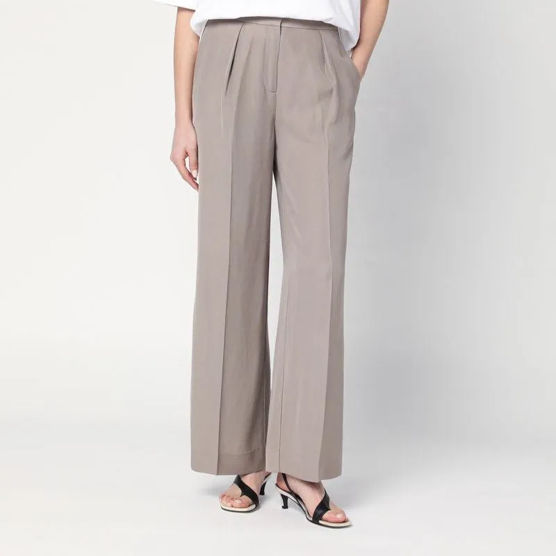 ASH GREY TROUSERS IN LINEN BLEND sold by Lord & Taylor