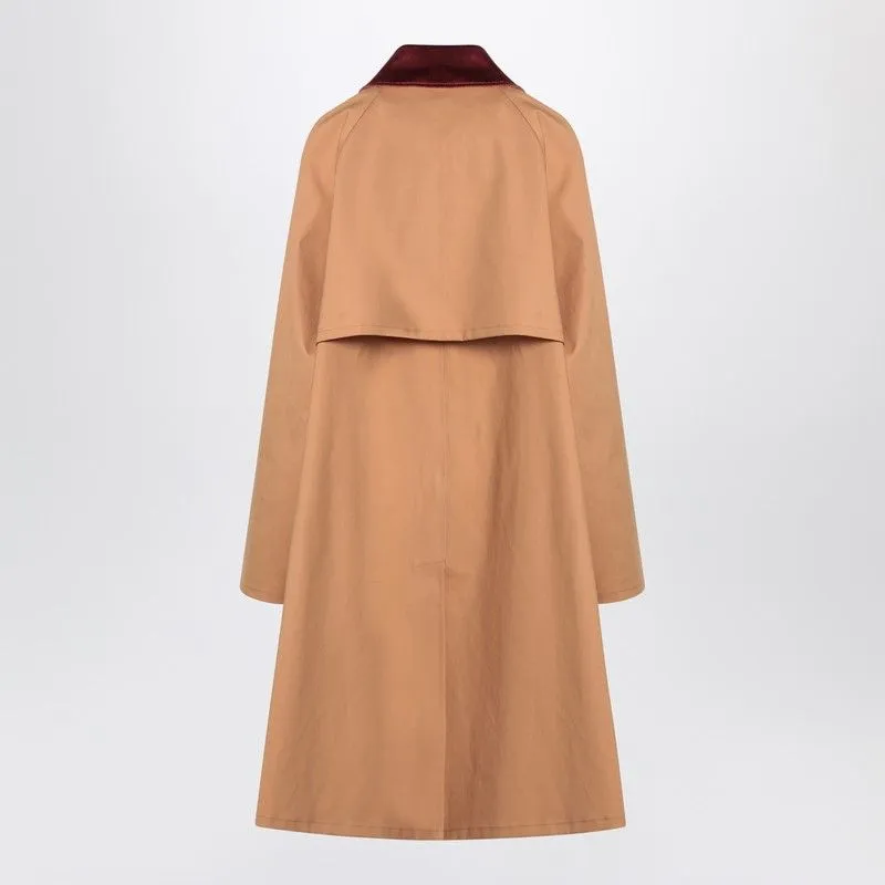 HONEY-COLOURED TRENCH COAT IN COTTON sold by Lord & Taylor product image thumbnail 2