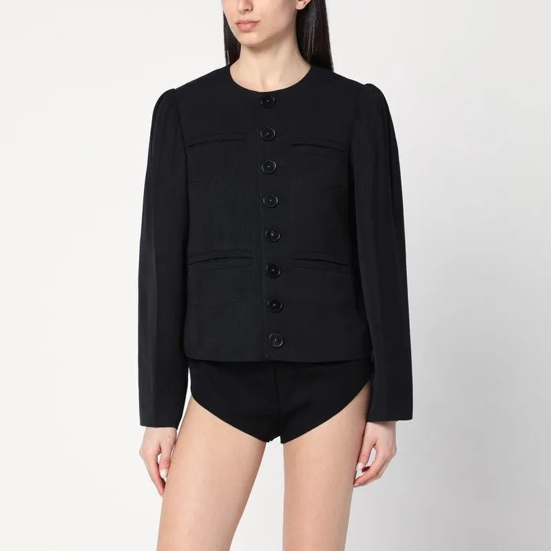 REGIMENT BLACK JACKET IN SILK BLEND sold by Lord & Taylor