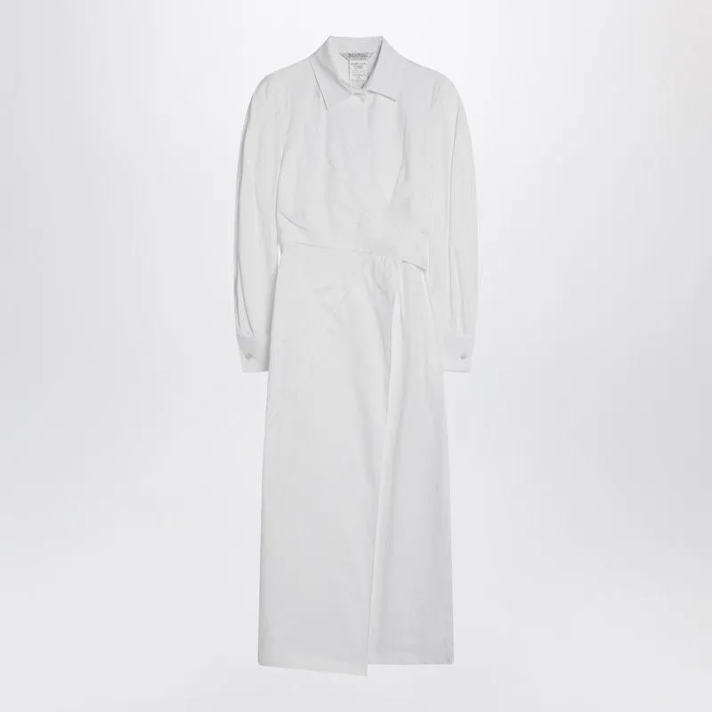 WHITE SHIRT DRESS IN COTTON TWILL sold by Lord & Taylor