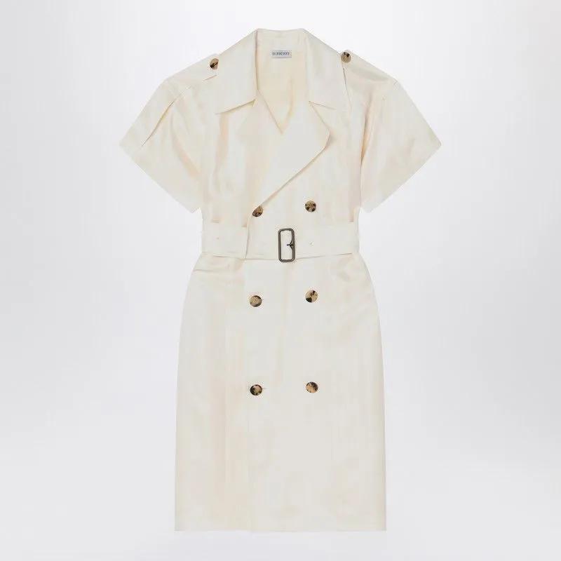 IVORY TRENCH DRESS IN VISCOSE sold by Lord & Taylor