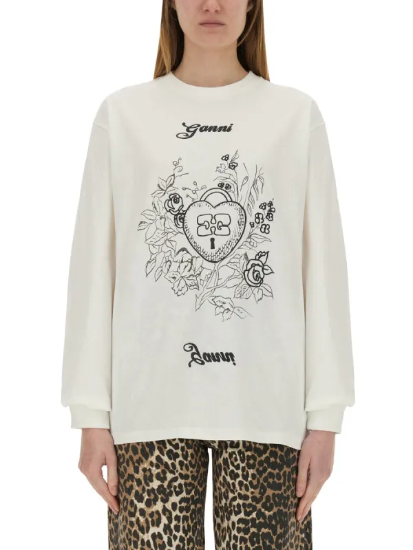 COTTON EMBROIDERED T SHIRT sold by Lord & Taylor