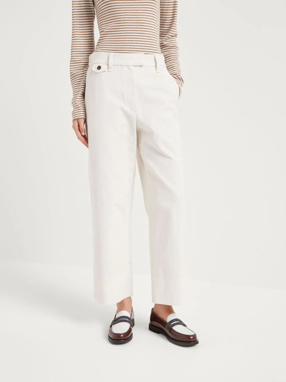 COTTON-LINEN BLEND TROUSERS sold by Lord & Taylor product image thumbnail 3