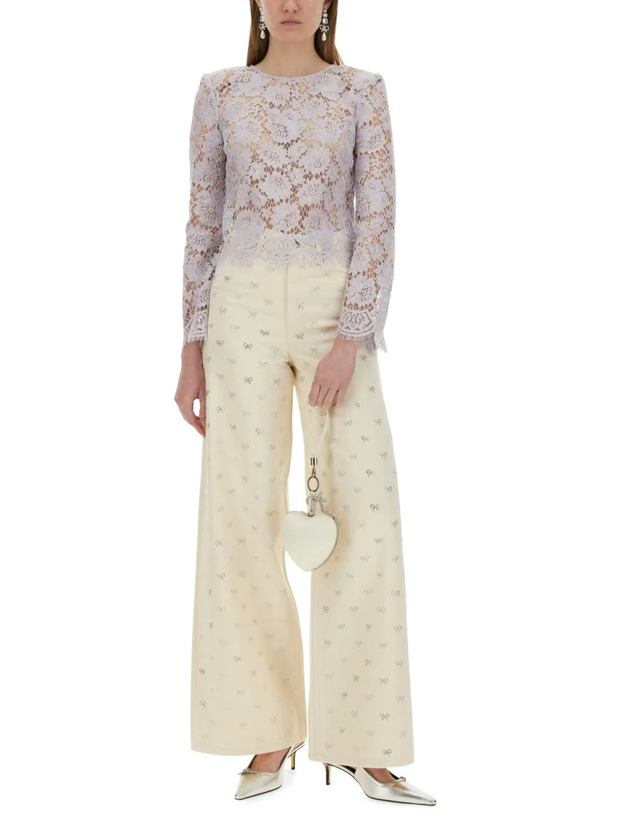 BOW EMBELLISHED JEANS sold by Lord & Taylor product image thumbnail 2