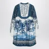 LINEN-BLEND DRESS WITH PALM PRINT sold by Lord & Taylor