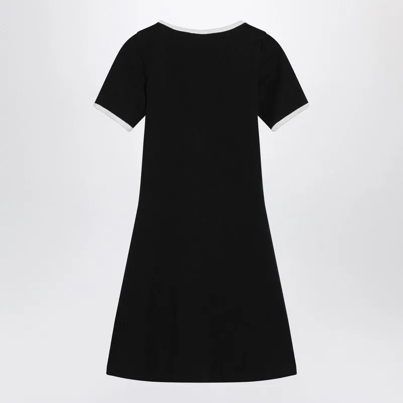 WHITE/BLACK MINI DRESS IN COTTON sold by Lord & Taylor product image thumbnail 2