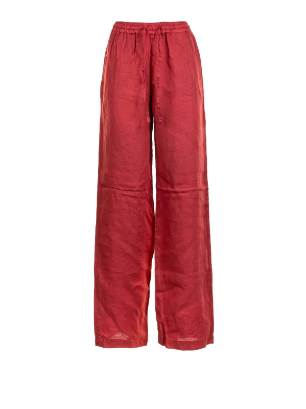 HIGH-WAISTED TROUSERS CORAL sold by Lord & Taylor