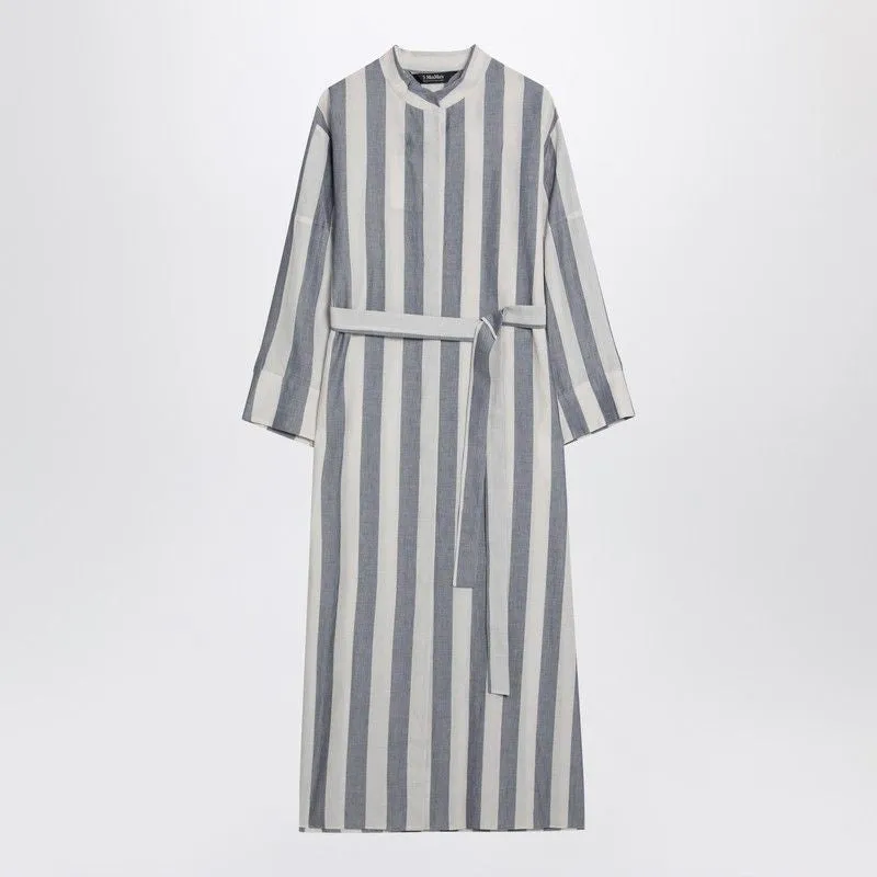 WHITE/BLUE STRIPED SHIRT DRESS sold by Lord & Taylor