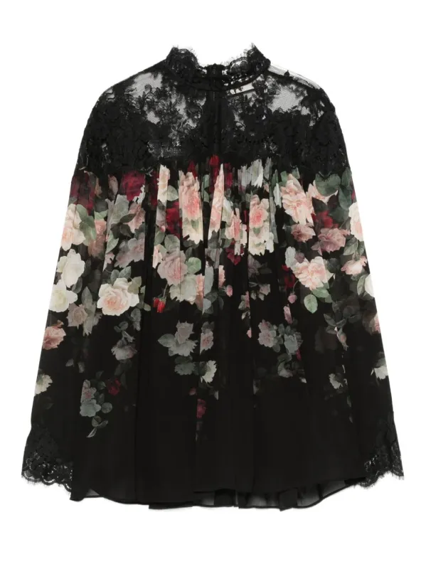 BLACK SILK SHIRT sold by Lord & Taylor