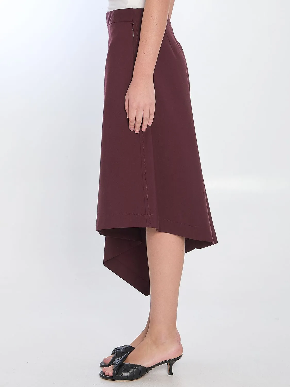 GRAPE WOOL SKIRT sold by Lord & Taylor product image thumbnail 3