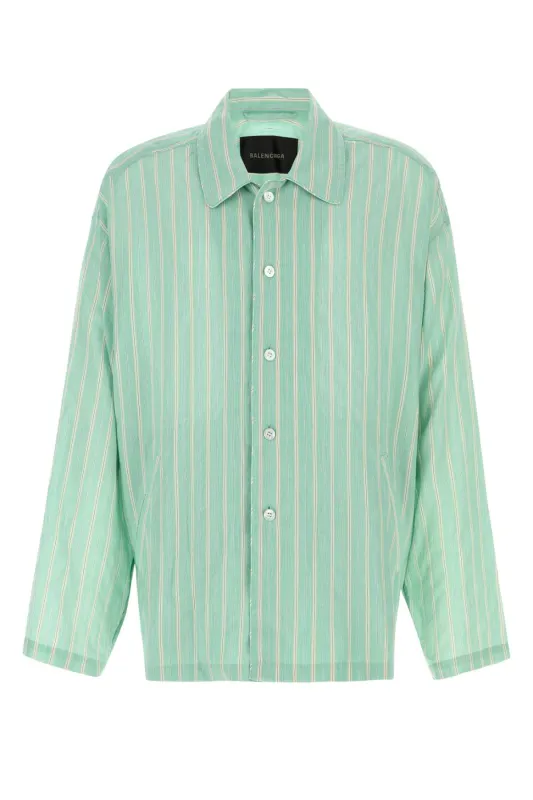 EMBROIDERED CUPRO BLEND OVERSIZE SHIRT made by Balenciaga