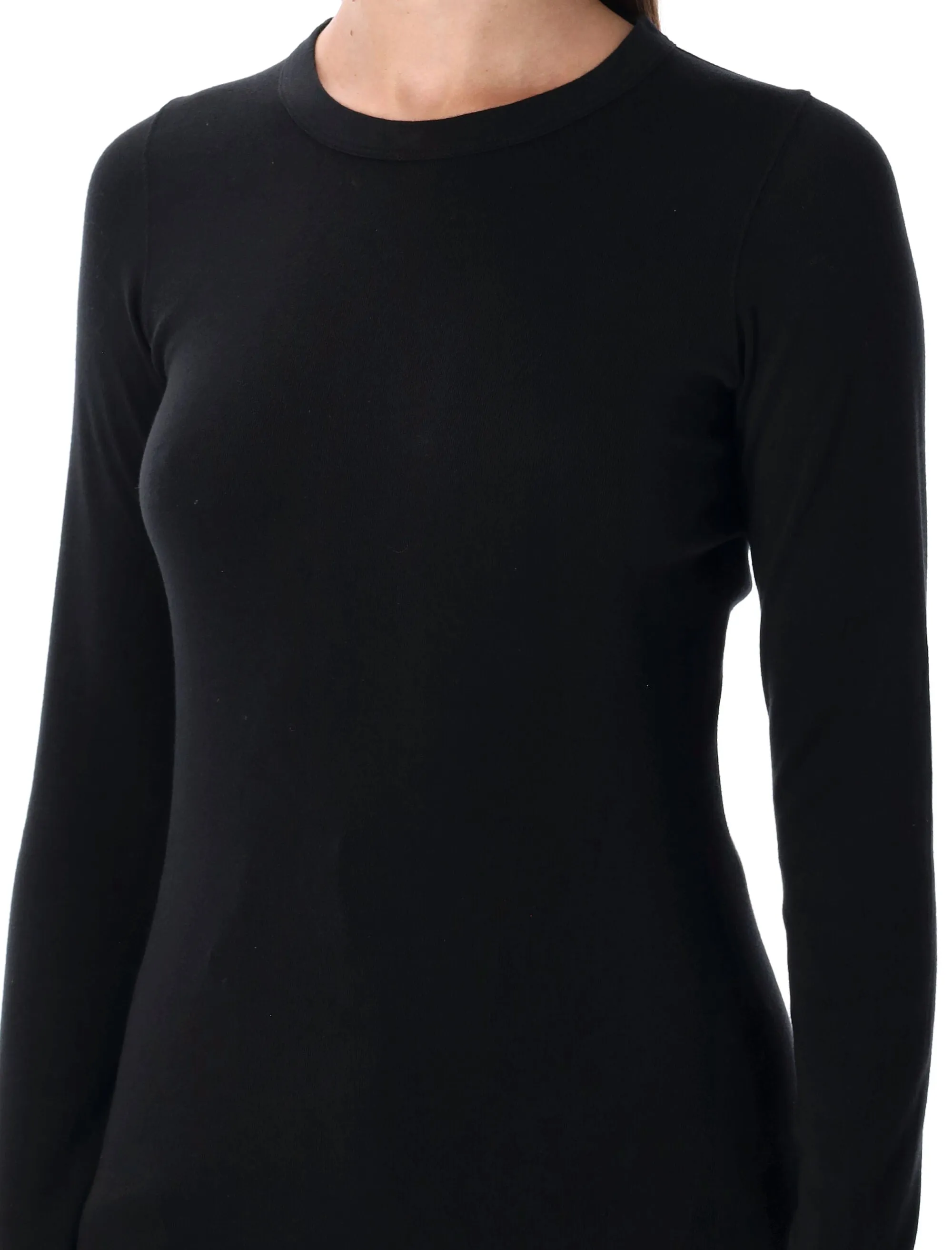 RICK OWENS DRKSHDW BLACK RIBBED LS T sold by Lord & Taylor product image thumbnail 3