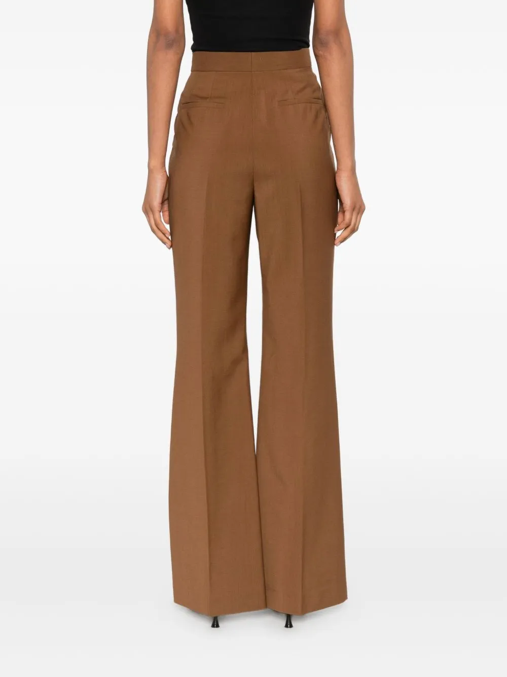 WOOL FLARED TROUSERS sold by Lord & Taylor product image thumbnail 4