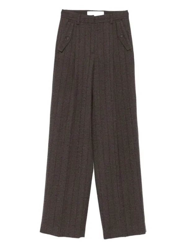 WOOL WIDE-LEG TROUSERS sold by Lord & Taylor