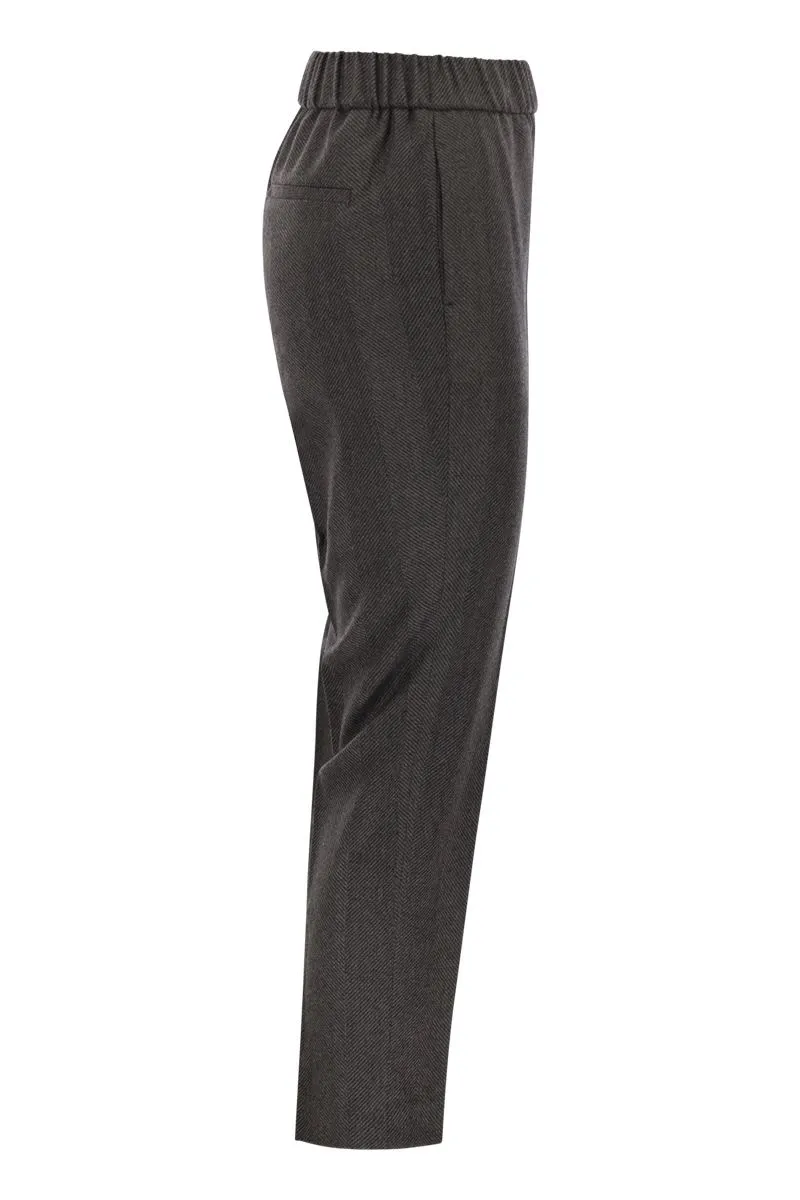 STRETCH VIRGIN WOOL TROUSERS sold by Lord & Taylor product image thumbnail 3