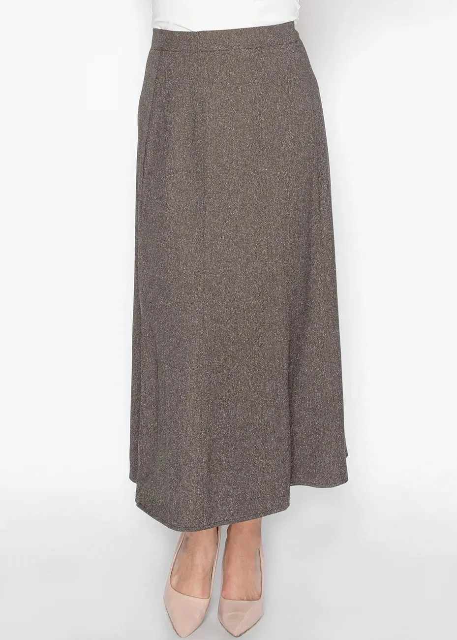 Brown Midi Skirt sold by Lord & Taylor