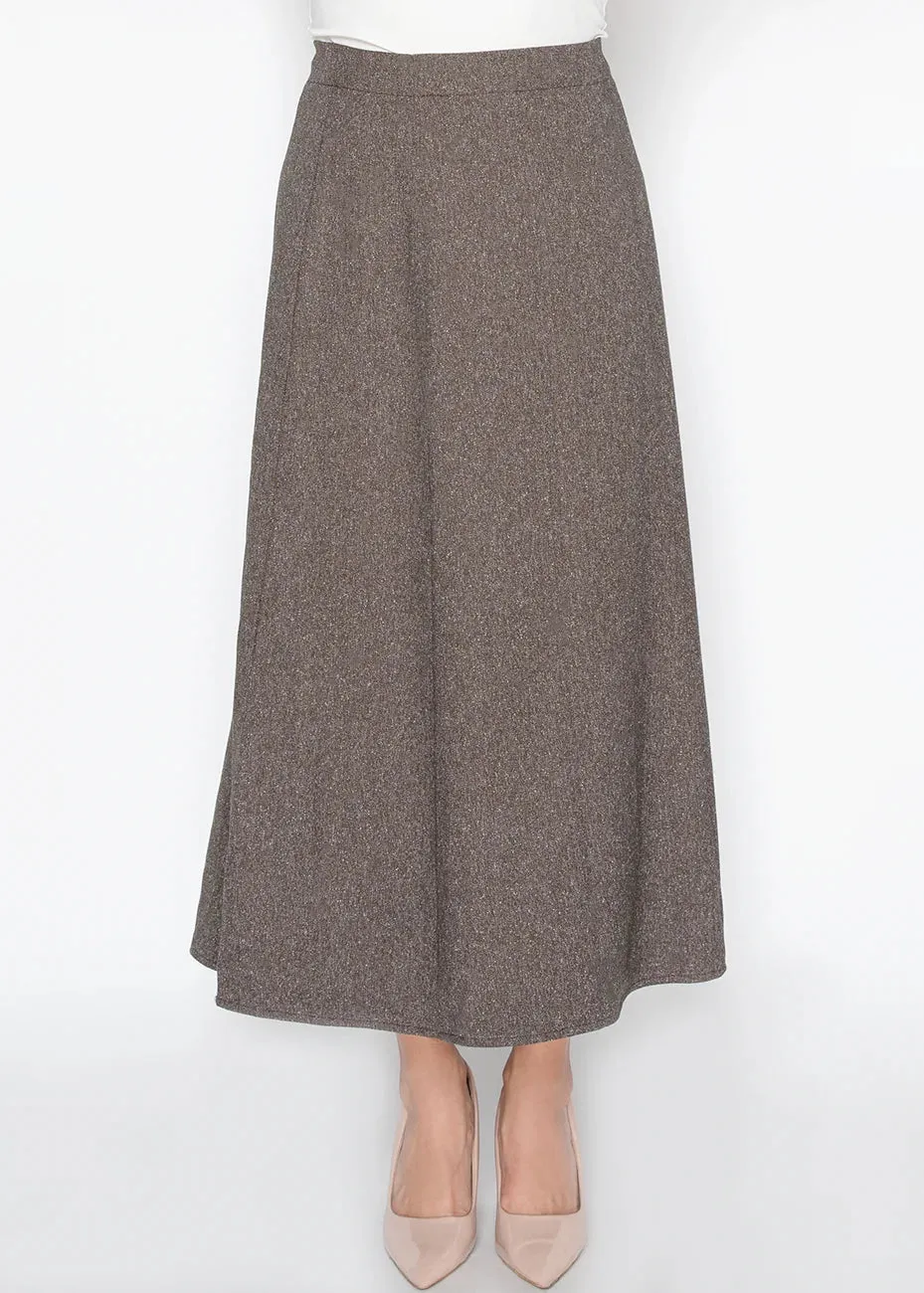 Brown Midi Skirt sold by Lord & Taylor product image thumbnail 4