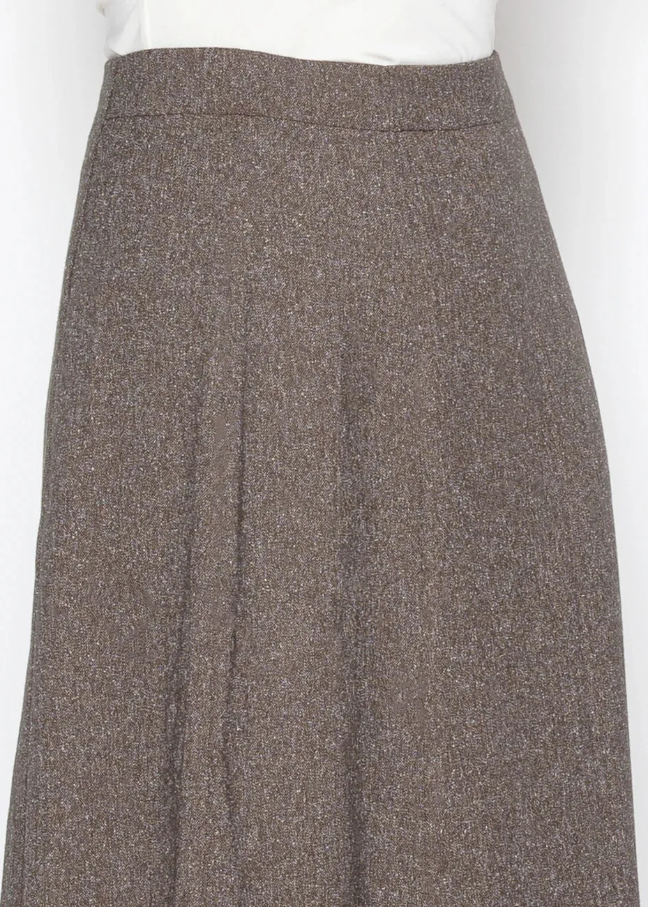 Brown Midi Skirt sold by Lord & Taylor product image thumbnail 3