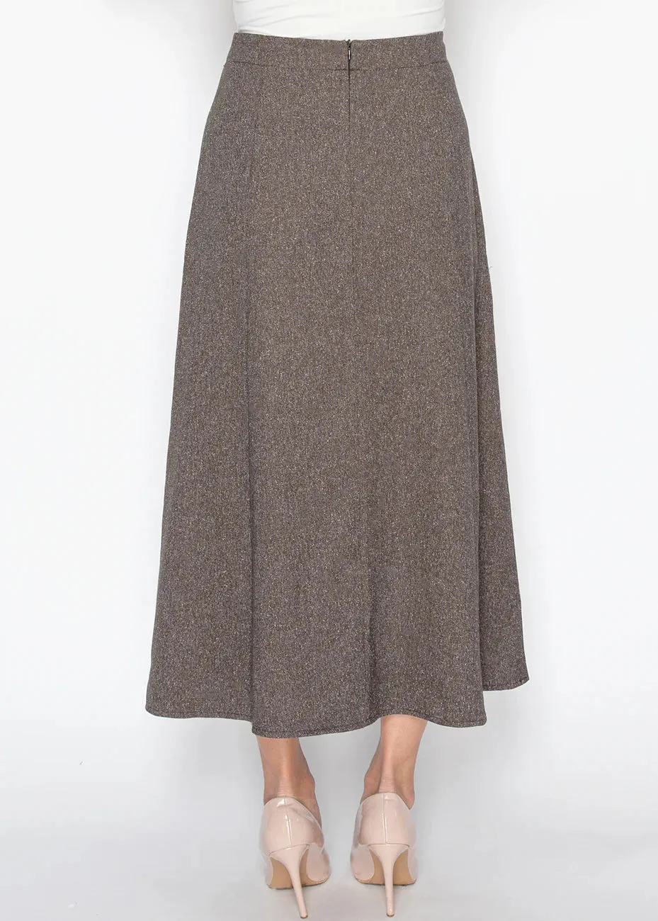 Brown Midi Skirt sold by Lord & Taylor product image thumbnail 2